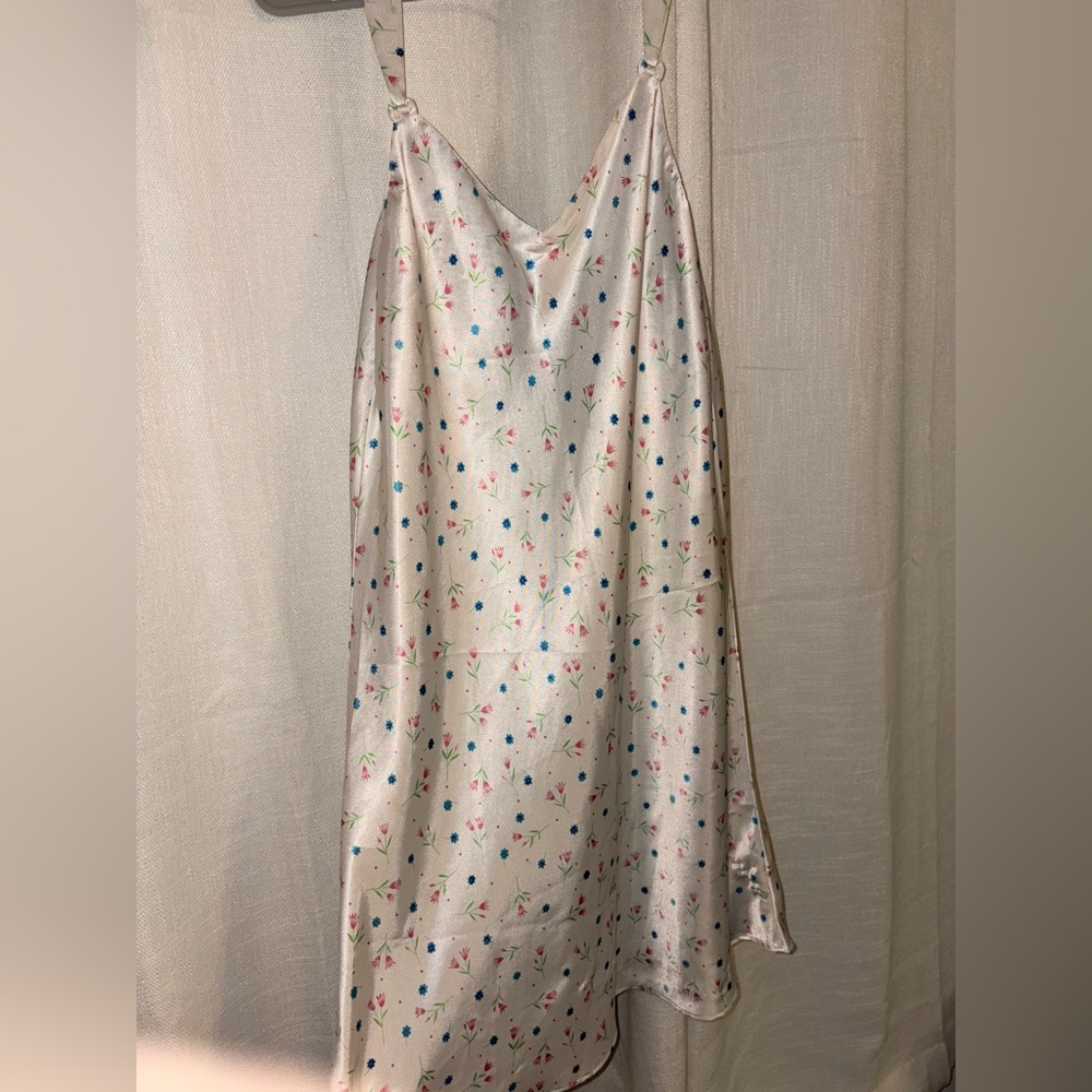 Delicates Floral Satin Dress